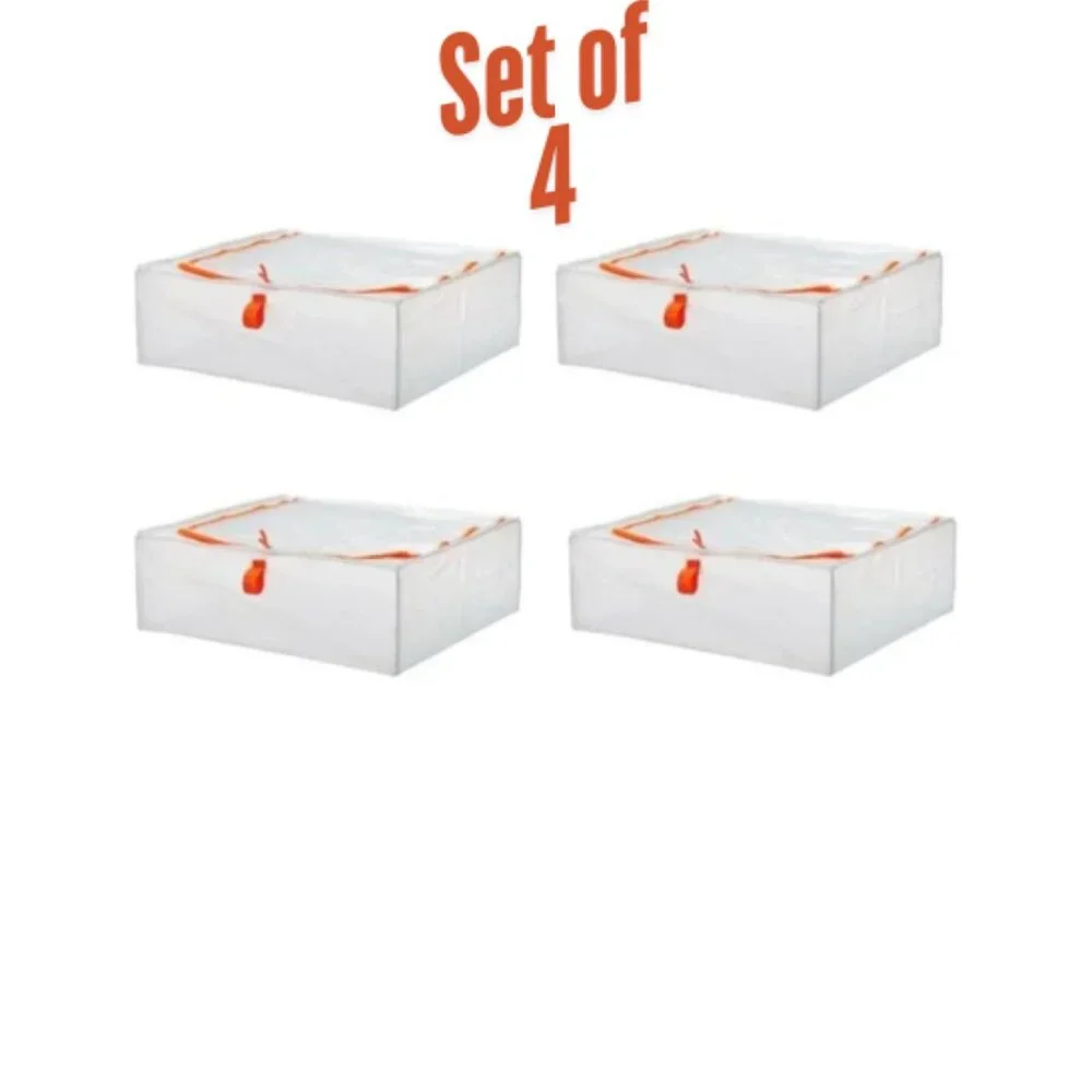 Set of 4 - IKEA Parkla Storage reusable cases tote travel cube